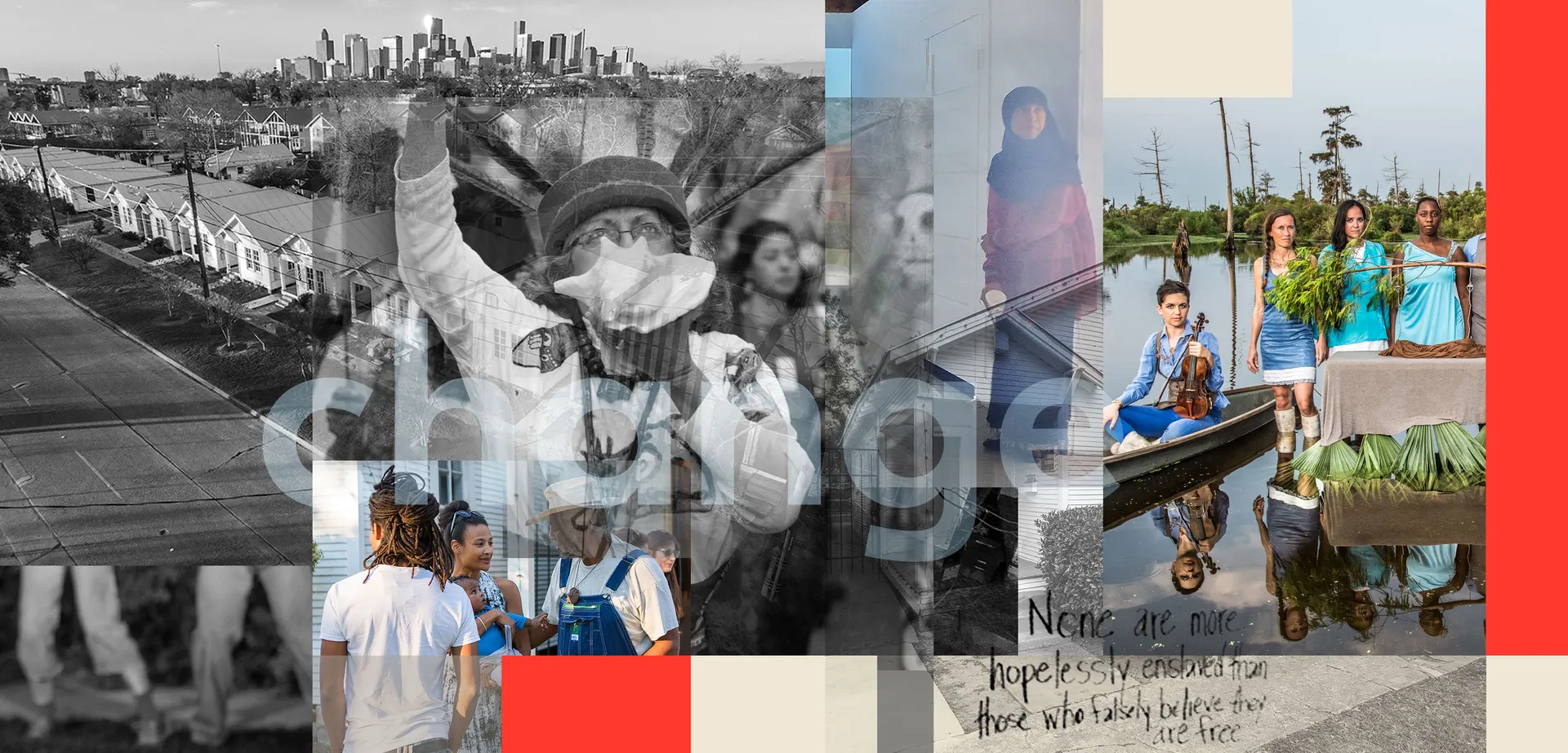#artmakingchange collage